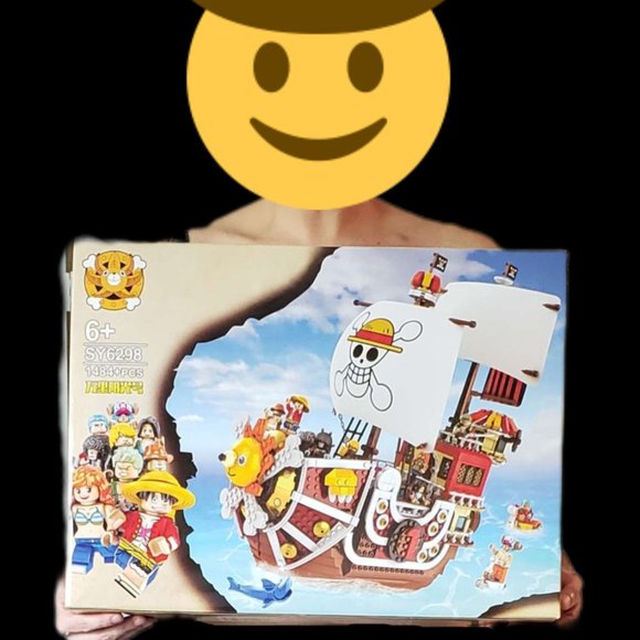 One Piece LARGE 18" Thousand Sunny Boat EPIC Building Blocks Set Luffy S… - Picture 12 of 12